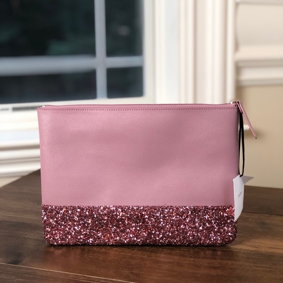 NWT kate spade Greta Court Ina Glitter clutch - Picture 2 of 5